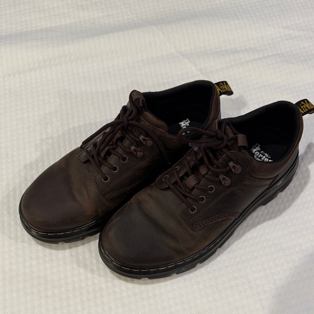 Dr. Martens Dark Brown Leather Oxfords. Mens size 12. Excellent condition.